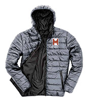Showerproof Padded Jacket w/Hood - Unisex